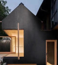 Charcoal Burnt Wood 3D fire rated panel
