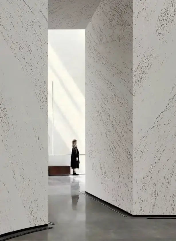 Travertine Oceanic Stone 3D fire rated panel
