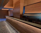 cave rammed earth flexible stone panel