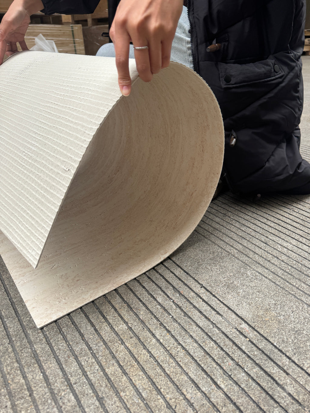 (RS) Travertin Ombre Éthérée