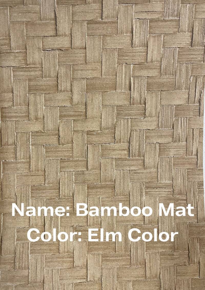 Bamboo Mat Wood Stone WD fire rated panel