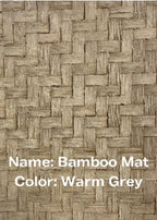 Bamboo Mat Wood Stone WD fire rated panel