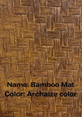 Bamboo Mat Wood Stone WD fire rated panel