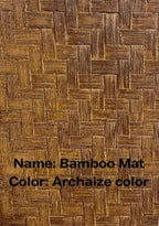Bamboo Mat Wood Stone WD fire rated panel