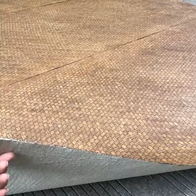 Bamboo Mat Wood Stone WD fire rated panel