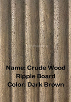 Crude Wood 3D fire rated panel