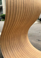 Crude Wood 3D fire rated panel