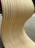 Crude Wood 3D fire rated panel