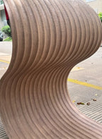 Crude Wood 3D fire rated panel