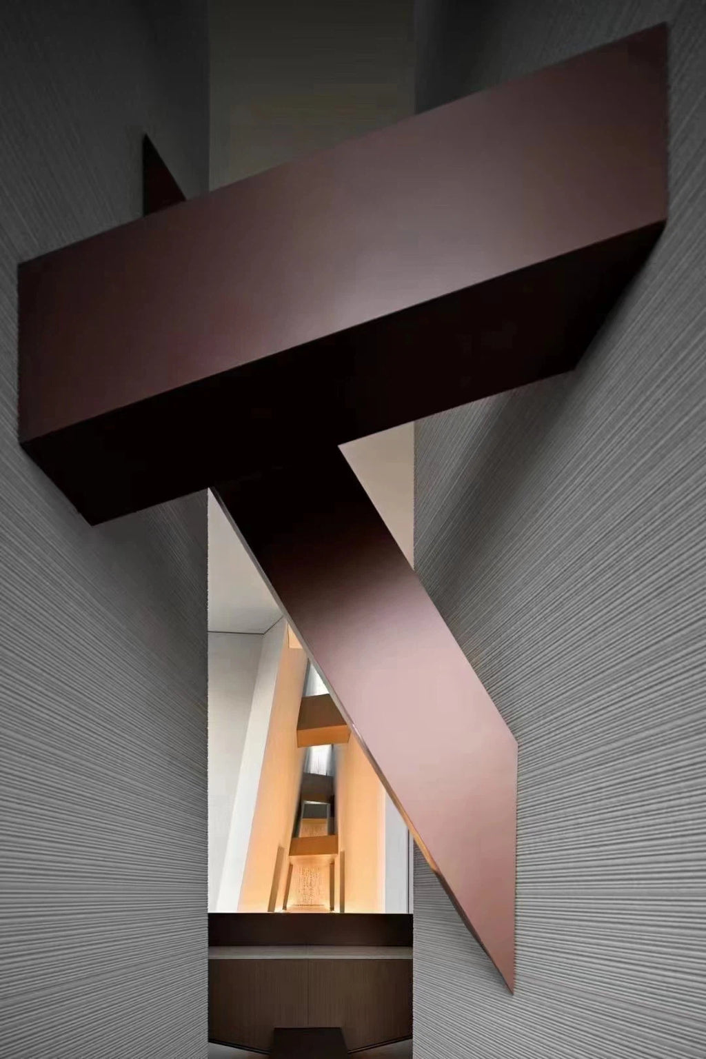 Panneau en pierre à lignes fines (3D)