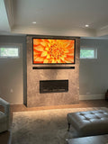 golden sunset flexible stone panel