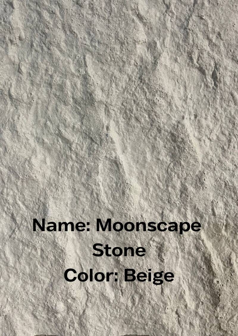 Pierre (3D) Paysage lunaire