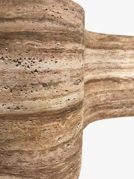 linear travertine flexible stone