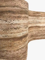 linear travertine flexible stone