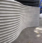 dolomitic marble pillar flexible stone