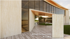 Milan Travertine RS a sophisticated yet modern interior wall, fire rated 