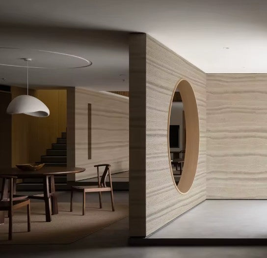 danxia rammed earth flexible stone panel