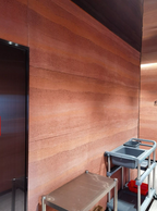 relic rammed earth flexible stone panel