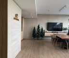 romanite travertine flexible stone panel
