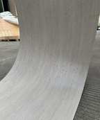 romanite travertine flexible stone panel