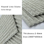 Round Line Stone 3D soundproof panel