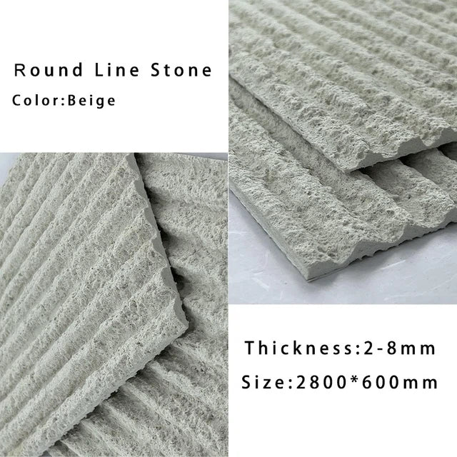 (3D) Pierre de ligne ronde