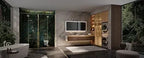 Travertine Oceanic Stone 3D fire rated panel