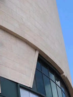 Travertine Regenerated Natural travertine stone sheet ultra-thin flexible wall panel, fire rated