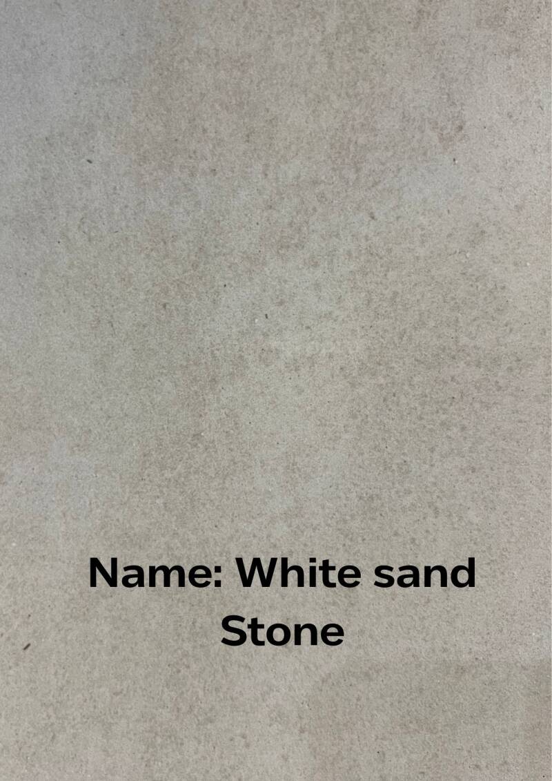 white sand flexible stone panel