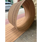 Wood Fence Stone 3D fire rated panel