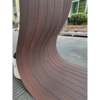 Wood Fence Stone 3D fire rated panel